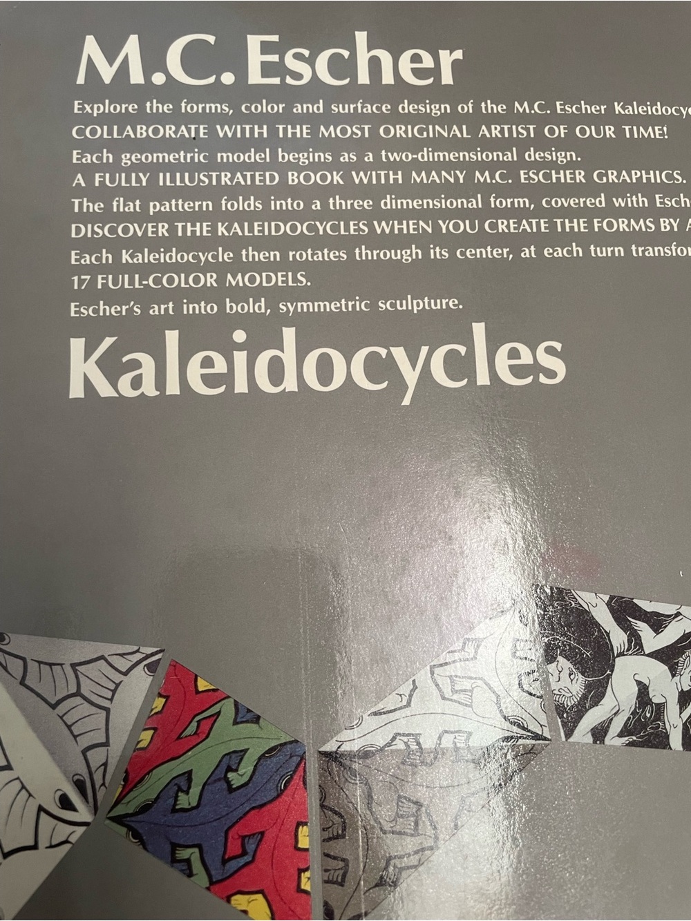Super Sweet M.C. Escher Kaleidocycles - Book + 14/17 Intact 3D Models origami - Picture 4 of 11